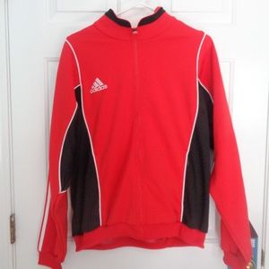 Men's Adidas Athletic Red/Black Full Zip Jacket Xl